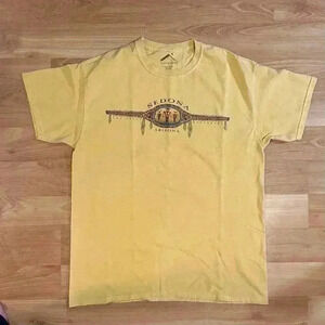 Oversized Women's Sedona Graphic T Yellow hiking adventure gorpcore l SIZE LARGE